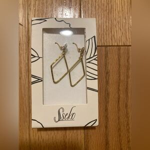 Sseko Earrings-Ethical Company. Each Box Signed By Woman Who Made Them! NIB!!!